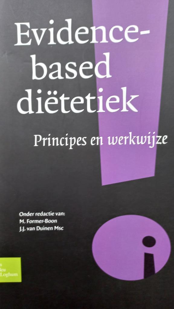Evidence-based diëtetiek, Boeken, Studieboeken en Cursussen, Prof. dr. R.J. Brummer ea, Zo goed als nieuw, Beta, HBO