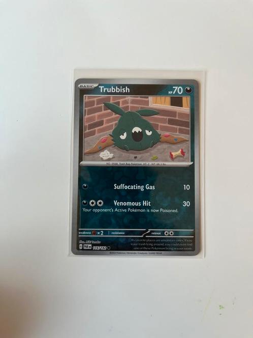 Trubbish 116/182 paradox rift, Hobby en Vrije tijd, Verzamelkaartspellen | Pokémon, Zo goed als nieuw, Losse kaart, Ophalen of Verzenden