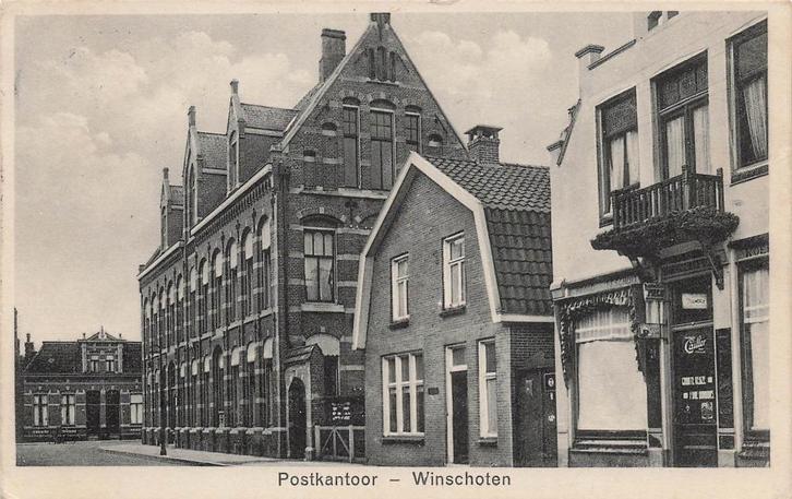 JM159 Winschoten Postkantoor 1932, Verzamelen, Ansichtkaarten | Nederland, Gelopen, Groningen, 1920 tot 1940, Verzenden