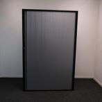 Roldeurkast, Zwart, Grijs, 127x45x195cm, Archiefkast, RD79, Gebruikt, 100 tot 150 cm, -, -