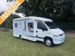 Knaus Sun Ti camper met Fransbed airco en cruis control, Luifel, Ringverwarming, Koelkast, Bedrijf