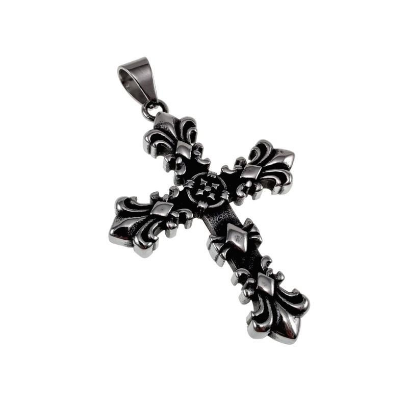 Kruishanger Heren Staal Massieve Kruis Hanger + Heraldische, Overige materialen, Birgitta-Gracht 33, 6465 EL Kerkrade, Nederland