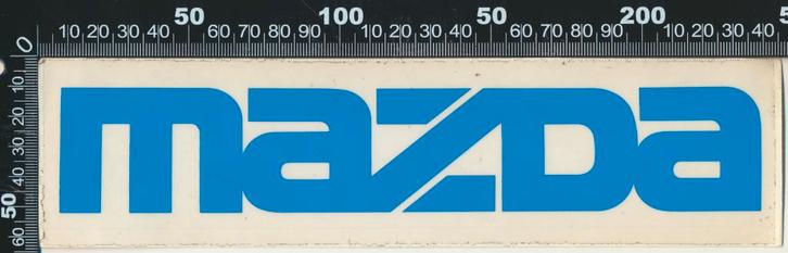Sticker: Mazda, Verzamelen, Stickers, Zo goed als nieuw, Auto of Motor, Ophalen of Verzenden