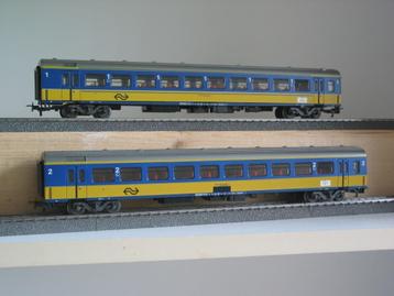 Märklin 4164 + 4165 -  1e en 2 e klas ICR rijtuigen NS - OVP beschikbaar voor biedingen