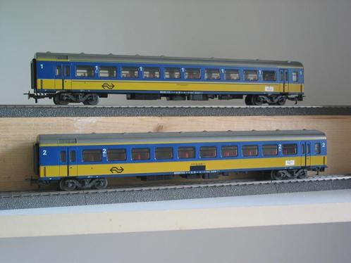 Märklin 4164 + 4165 -  1e en 2 e klas ICR rijtuigen NS - OVP, Hobby en Vrije tijd, Modeltreinen | H0, Zo goed als nieuw, Wagon