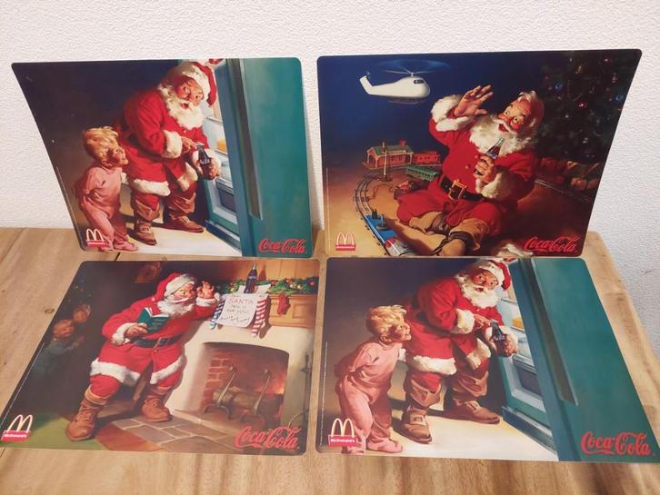 Mcdonalds Coca-cola kerst placemats, Diversen, Kerst, Nieuw, Ophalen of Verzenden