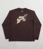 Nike SB Skateshirt City Of Love Long Sleeve Brown size XL, Nieuw, Ophalen of Verzenden, Maat 56/58 (XL), Nike