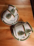 6 koppen met schotels kerstboom merk AM/63, Ophalen of Verzenden