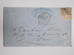 Frankrijk, Vouwbrief Uit Paris-Rue De Vaugirard 1867., Ophalen, Brief
