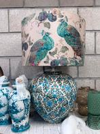 Grote lampenvoet retro vintage kruik tafellamp delfts blauw, Huis en Inrichting, Ophalen of Verzenden, Zo goed als nieuw, Nvt