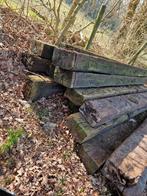 GEZOCHT- spoorbielzen / houten bielzen, Tuin en Terras, Bielzen en Borders, Ophalen, Biels, 200 cm of meer, Zo goed als nieuw