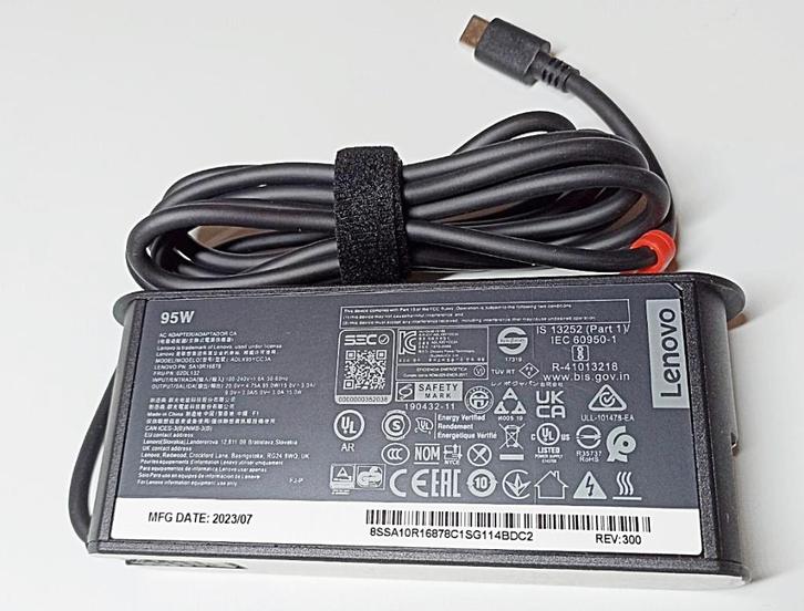 20V 4.75A (95W) USB-C, oplader Lenovo Y9000x, T470s, T480s, Computers en Software, Laptop-opladers, Nieuw, Ophalen of Verzenden