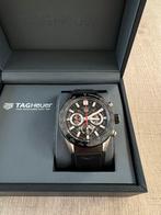 TAG Heuer Carrera Calibre Heuer 02 Black, Sieraden, Tassen en Uiterlijk, Ophalen, Staal, Polshorloge, Zo goed als nieuw