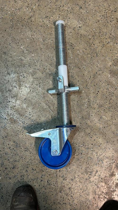 Aktie rolsteiger wielen, Doe-het-zelf en Verbouw, Steigers, Nieuw, Rolsteiger of Kamersteiger, Minder dan 2 meter, Ophalen