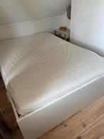 Brimnes ikea 140 x 200, Wit, Tweepersoons, Zo goed als nieuw, 200 cm