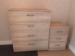 Ladenkast en nachtkastje, Huis en Inrichting, Kasten | Ladekasten, Ophalen, 50 tot 100 cm, Zo goed als nieuw, Minder dan 100 cm
