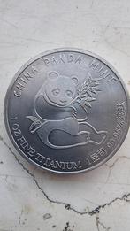 Zeldzame Panda Munt - China Mint Titanium 1oz, Ophalen of Verzenden, Overige landen, Losse munt