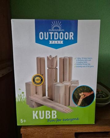 Outdoor spel KUBB beschikbaar voor biedingen