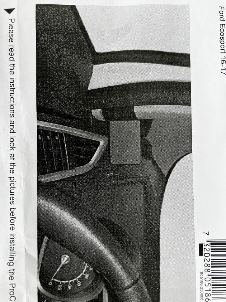 Brodit Proclip Ford Ecosport 2014-2017 GSM Houder, Auto-onderdelen, Interieur en Bekleding, Ford, Nieuw, Ophalen of Verzenden