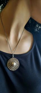 Antieke  ketting, Zeeuwse knop, zilver,streeksieraad., Sieraden, Tassen en Uiterlijk, Antieke sieraden, Ophalen of Verzenden, Zilver