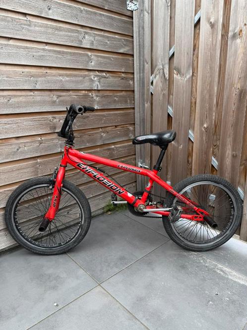 Mooie BMX Explosion Crossfiets/Stuntfiets Rood 20” Uniek!, Fietsen en Brommers, Fietsen | Crossfietsen en BMX, Gebruikt, 16 tot 20 inch