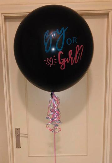 Gender reveal ballon. Zelf maken ! Nieuw  beschikbaar voor biedingen