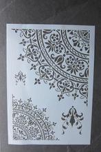 Marokkaanse mandala sjabloon stencil plastic a4, Verburgt Vintage, Overige typen, Nieuw, Ophalen of Verzenden