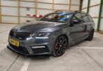 Skoda Octavia RS 2.0TSI 2018 Quartz Grey Pano/DSG/LED/trekhk, Auto's, 74 €/maand, Zwart, 4 cilinders, 1984 cc