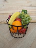 fruitmand met nepfruit, Huis en Inrichting, Ophalen, Zo goed als nieuw, Rond, Mand