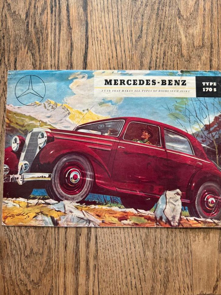 Mercedes-Benz 170 S Brochure - Origineel!, Boeken, Auto's | Boeken, Gelezen, Mercedes, Ophalen of Verzenden