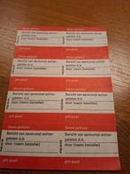 Ptt stickers, Verzamelen, Overige Verzamelen, Ophalen of Verzenden, Gebruikt