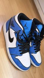Nike Air Jordan 1 Mid Signal Blue Maat 41, Kleding | Dames, Schoenen, Ophalen of Verzenden, Gedragen, Blauw, Sneakers of Gympen
