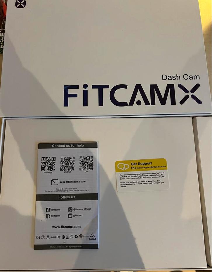 FitCamX Mustang Mach-e Dashcam Voor & Achter, Auto diversen, Dashcams, Zo goed als nieuw, Ophalen of Verzenden