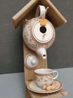 Koffie tijd    theepot vogelhuis  sinasappel   zomer, Ophalen of Verzenden, Zo goed als nieuw