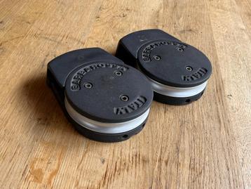 2 x Barbarossa schildpadblok /.keerblok / voetblok 120 mm  beschikbaar voor biedingen