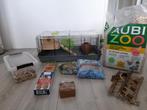 Hamsterkooi met toebehoren, Dieren en Toebehoren, Knaagdieren en Konijnen | Toebehoren, Ophalen, Gebruikt, Overige typen