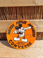 Mickey Mouse Converse Emaille Bord -, Verzamelen, Ophalen of Verzenden, Gebruikt, Reclamebord