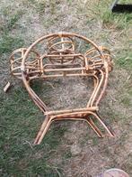 Vintage rotan plantenrek, Ophalen of Verzenden