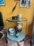 Vintage jaren 80 Ikea glazen side table/ bijzettafel, Ophalen, Huis en Inrichting