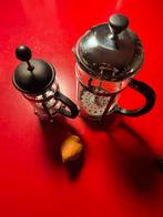 2 cafetières melior/ bodum, Huis en Inrichting, Keuken | Potten en Pannen, Ophalen of Verzenden, Zo goed als nieuw, Rvs