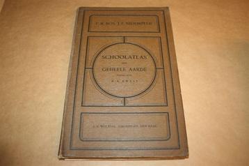 Schoolatlas der Geheele Aarde - Bos - 30e dr 1925 beschikbaar voor biedingen