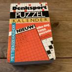 Diverse soorten puzzels - in oude scheurkalender - Denksport, Hobby en Vrije tijd, Gebruikt, Puzzelboek, Ophalen