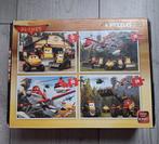 Planes 2 Puzzelset (4 puzzels) in koffer, Ophalen of Verzenden, 10 tot 50 stukjes, Gebruikt, 4 tot 6 jaar