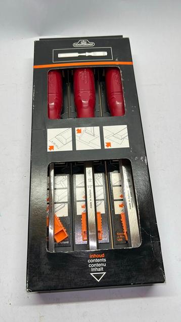 Nieuwe nooitgedagt beitelset in doos 1111.60 ( beitels ) beschikbaar voor biedingen