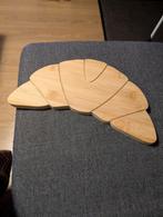 Houten serveer plank in croissant vorm, Huis en Inrichting, Keuken | Servies, Ophalen, Overige materialen, Overige typen, Nieuw