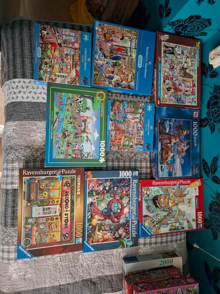 Collectie Legpuzzels - Ravensburger, Gibsons, en meer!, Hobby en Vrije tijd, Denksport en Puzzels, Zo goed als nieuw, Legpuzzel
