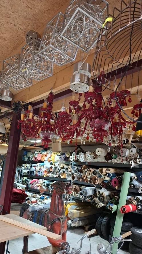 OPKOPERS OPGELET!!! grote partij vintage retro lampen hang!, Diversen, Rommelmarktspullen, Ophalen of Verzenden