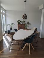 Beton cire (betonciré) tafel eivormig / druppel vorm, Huis en Inrichting, Tafels | Eettafels, 200 cm of meer, Nieuw, 100 tot 150 cm