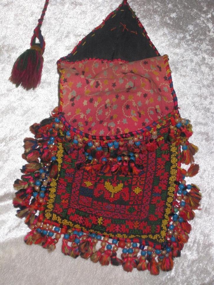 Afghanistan Ottomaans Kralen Tasje Antiek, Antiek en Kunst, Antiek | Kleding en Accessoires, Ophalen