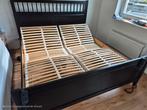 Ikea Hemnes bed elektrisch verstelbare lattenbodem, Huis en Inrichting, Ophalen, Bruin, Tweepersoons, Overige maten